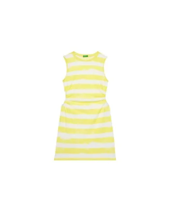 Rochie de vara fete  3SL3CV013, Bumbac, erde, Galben