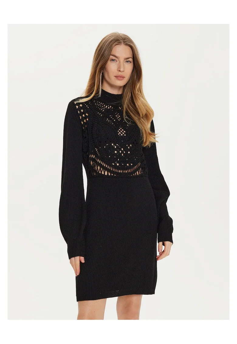Rochie tricotata, de dama  neagra