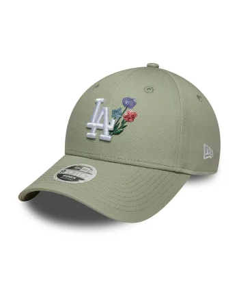 Sapca baseball cu logo Floral Icon 9Forty, Verde pal