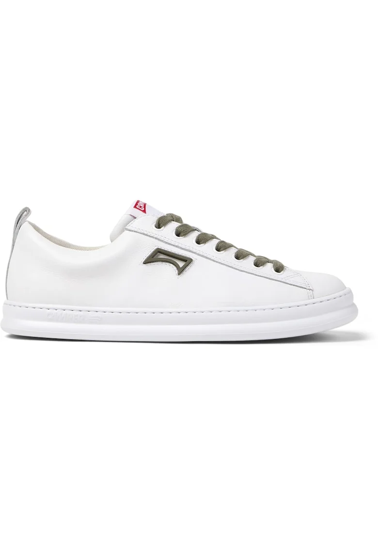 Pantofi sport Runner Four din piele, Alb optic