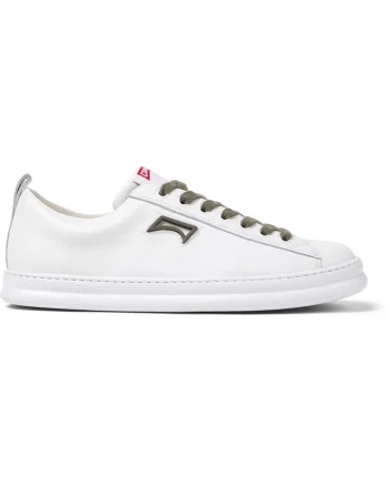 Pantofi sport Runner Four din piele, Alb optic