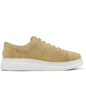 Pantofi sport Runner Up 1137 din piele nabuc, Maro camel
