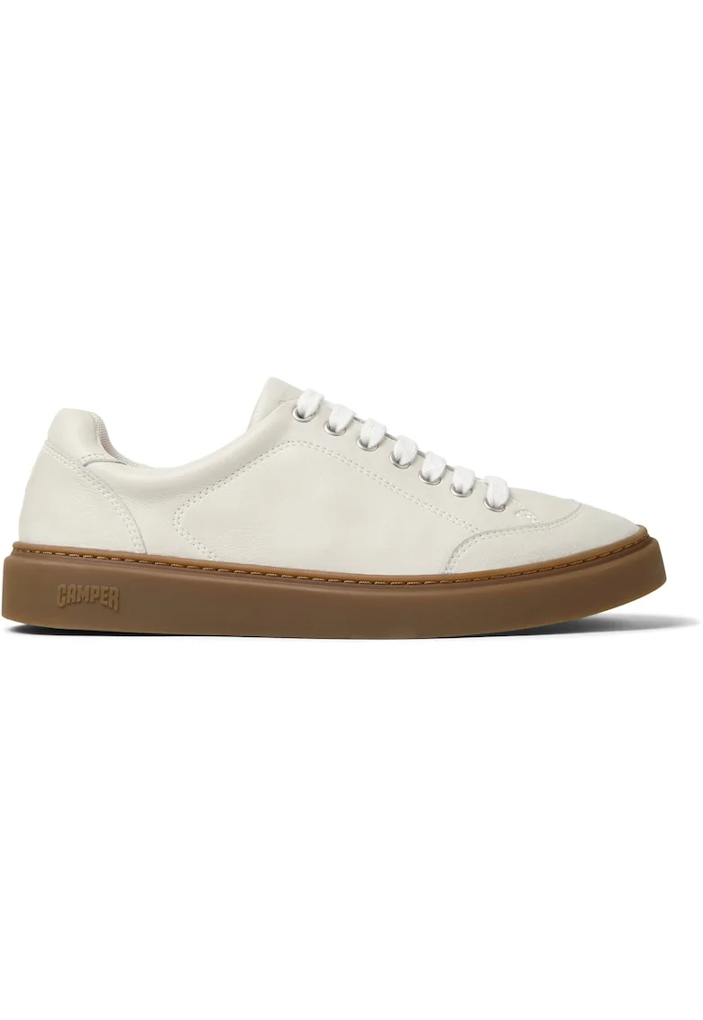 Pantofi sport Twentyfive Runner de piele, Alb