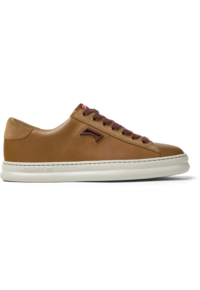 Pantofi sport Runner Four de piele, Maro
