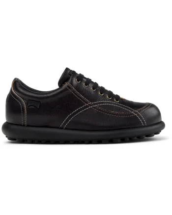 Pantofi casual de piele cu insertii detasabile Pelotas Ariel Hella Twins, Negru