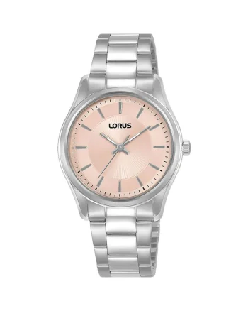 Ceas  Damski Quartz, Bratara Inox, Cadran Roz, 5 ATM