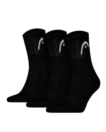Set de sosete unisex pentru antrenament - 3 perechi, Negru