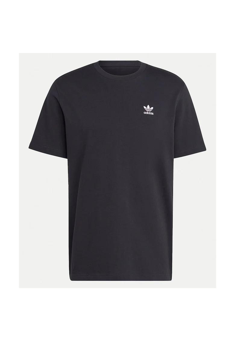 Tricou cu decolteu la baza gatului si detaliu logo