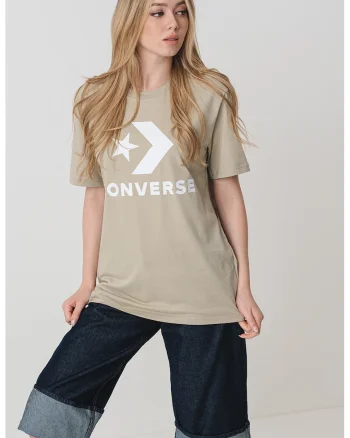 Tricou cu imprimeu logo, Verde pal