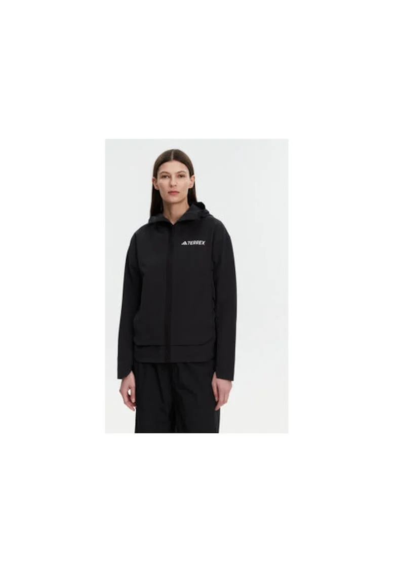 Jacheta trekking Softshell cu fermoar