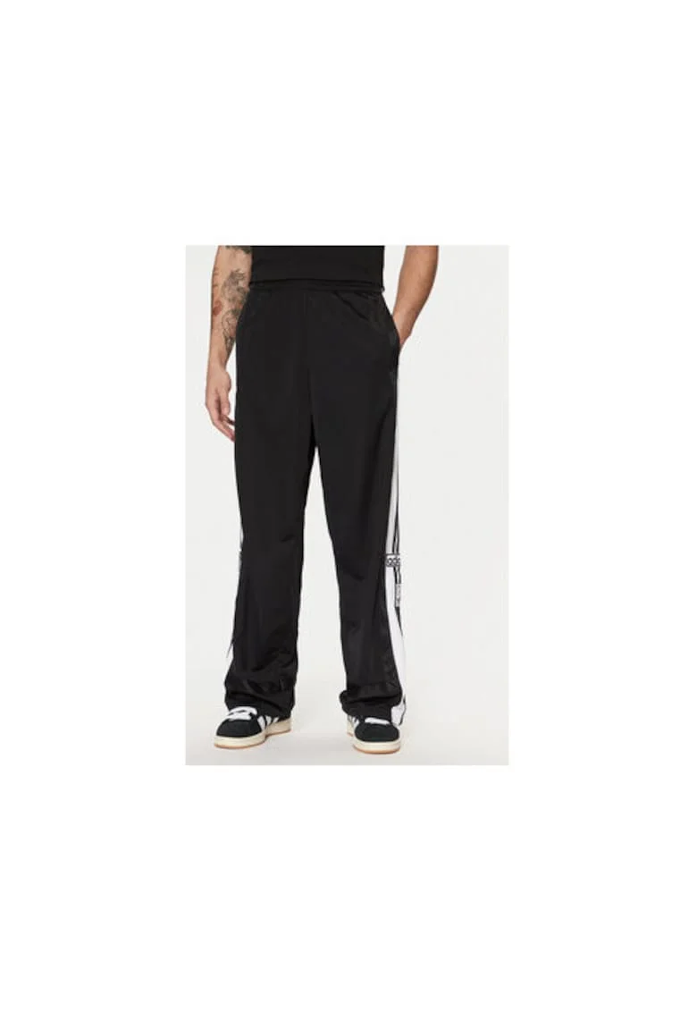Pantaloni de trening lungi cu logo si buzunare lifestyle