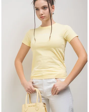 Tricou slim-fit cu imprimeu logo