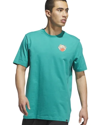 Tricou regular fit din bumbac pentru baschet, Rosu/Bej/Verde persan
