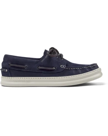 Pantofi barcuta din piele nabuc Runner Four 241642, Albastru