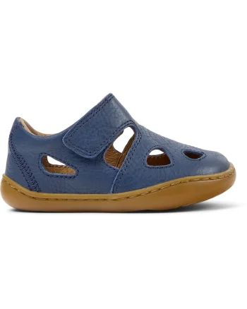 Pantofi din piele cu velcro Peu Cami, Albastru