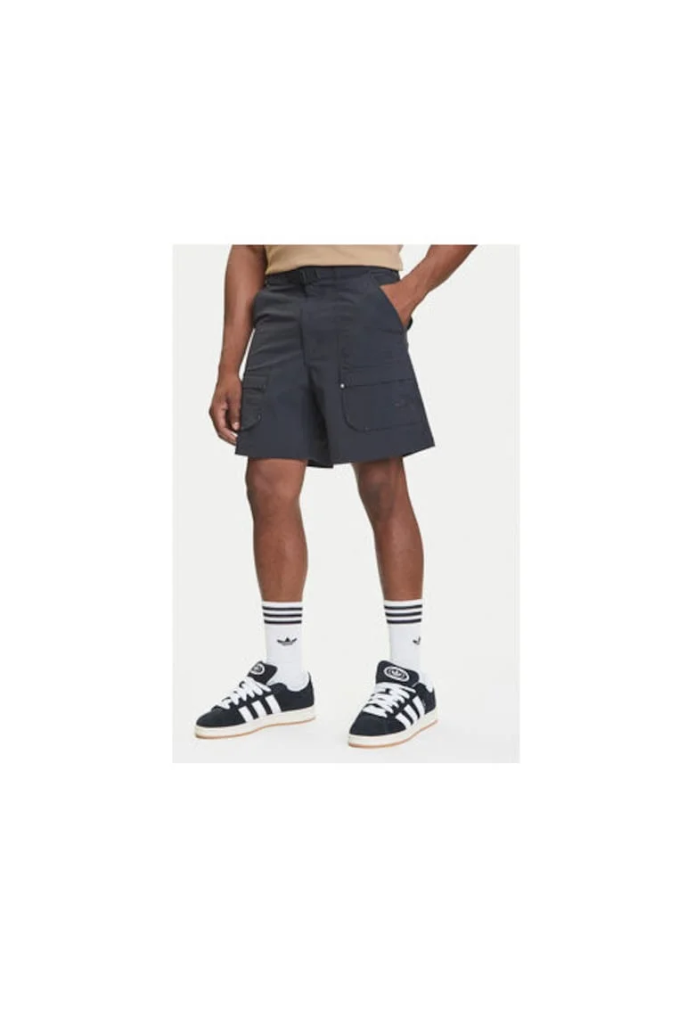 Pantaloni scurti cargo cu talie ajustabila