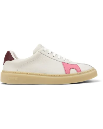 Pantofi sport Runner Twentyfive Twins din piele, Alb