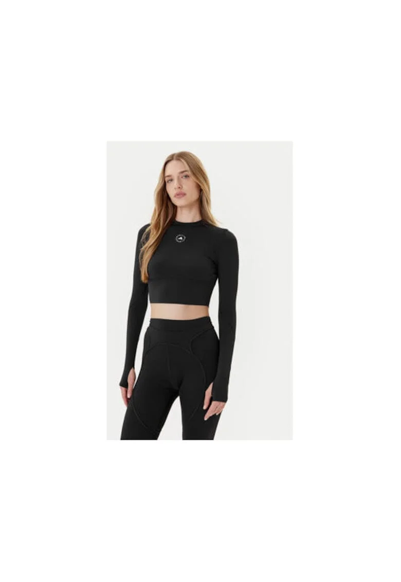 Colanti crop cu talie inalta