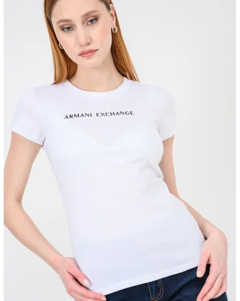 Tricou slim fit de bumbac, Negru/Alb optic