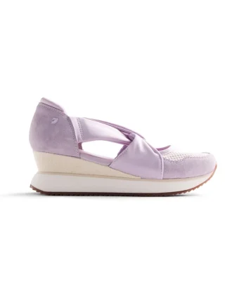 Pantofi sport de piele intoarsa cu decupaje Tuhelj, Lila