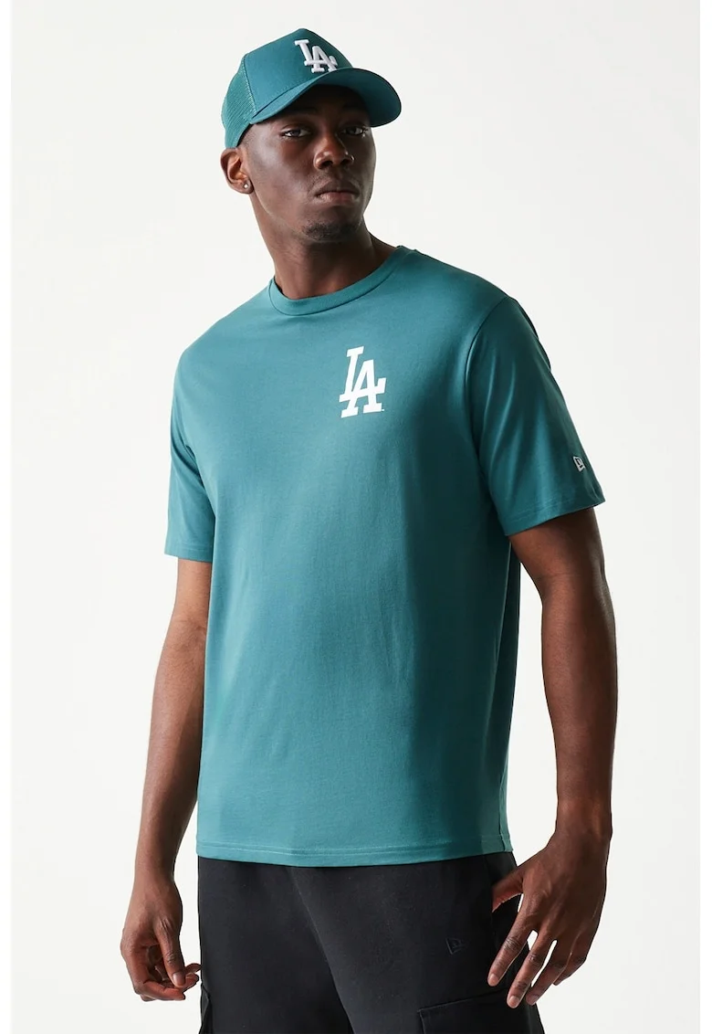 Tricou MLB LA Dodgers, Alb optic/Verde persan