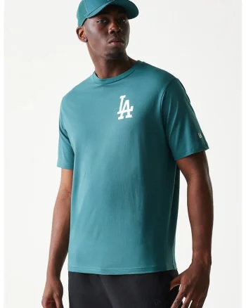 Tricou MLB LA Dodgers, Alb optic/Verde persan