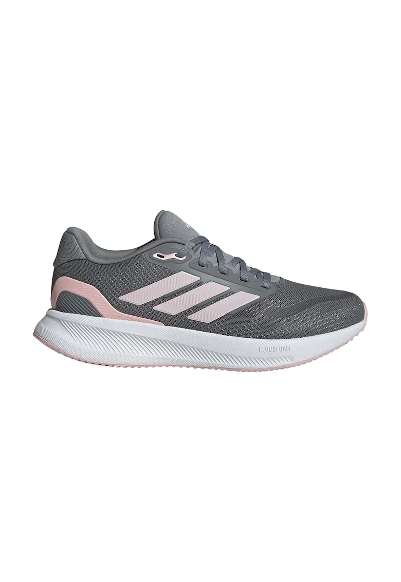 Pantofi Runfalcon 5 de plasa cu garnituri sintetice pentru alergare, Gri/Roz pal