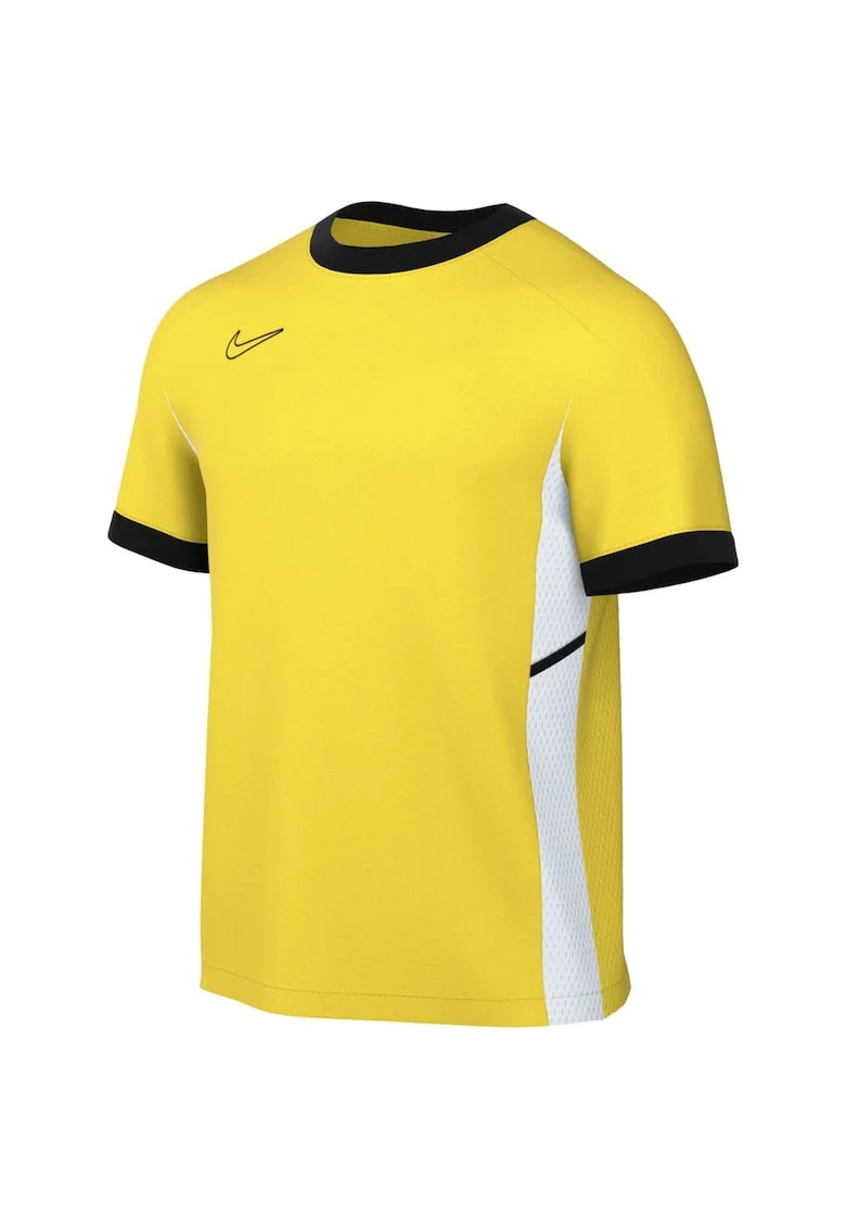 Tricou barbatesc, Nike, Dri-FIT Academy, maneci lungi, galben, poliester reciclat,