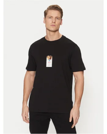 Tricou barbati  negru, bumbac,