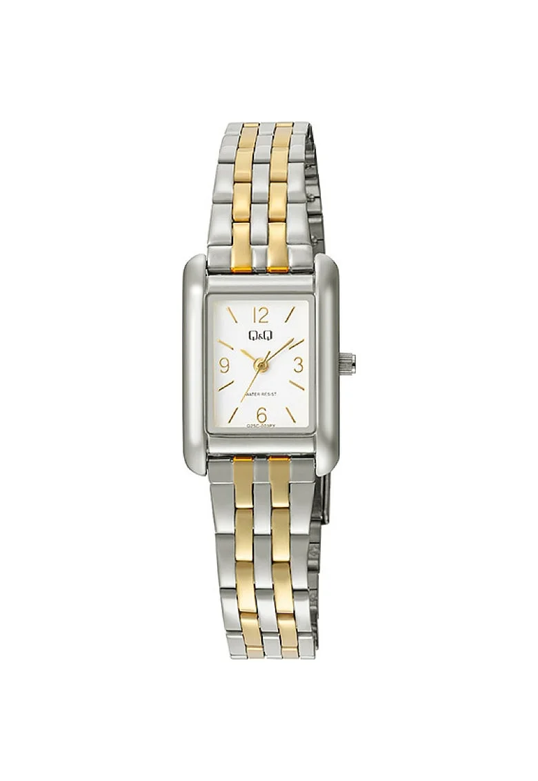 Ceas dama,  Classic Q25C-003Y, mecanism quartz, carcasa metal, culoare argintie