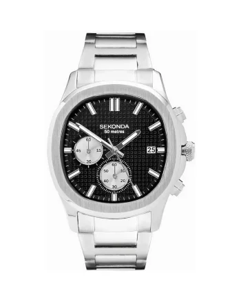 Ceas barbatesc  Octaire, mecanism quartz, metal, 40mm