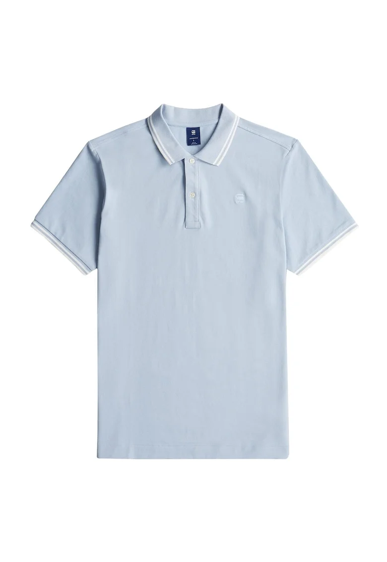 Tricou polo slim fit Dunda, Albastru deschis