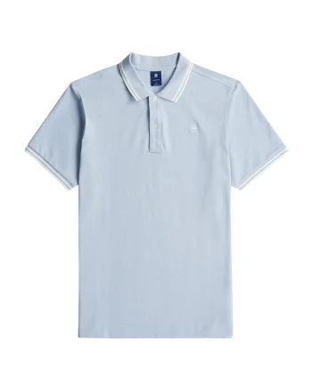 Tricou polo slim fit Dunda, Albastru deschis