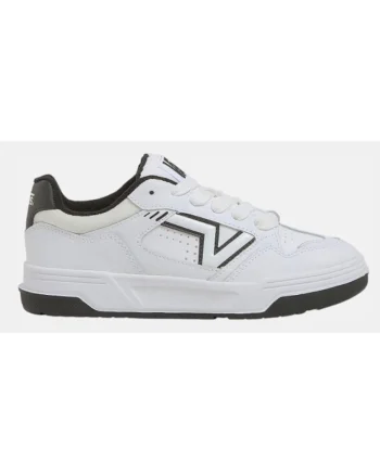 Pantofi sport barbati  alb/negru, sintetic, talpa confortabila