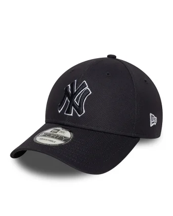 Sapca New York Yankees MLB Outline 9FORTY, Albastru ultramarin