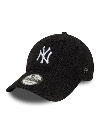 Sapca NY Yankees MLB Winter Borg 9FORTY, Negru/Alb optic