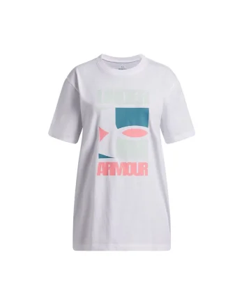 Tricou supradimensionat cu logo, Alb optic