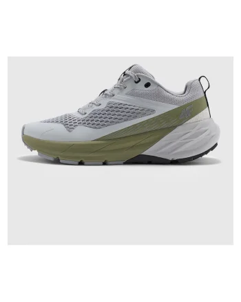 Pantofi trekking barbati  plasa, gri/kaki