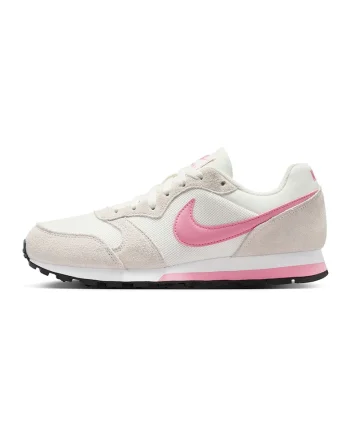 Pantofi sport MD Runner 2 cu garnituri din piele intoarsa, Alb/Alb fildes/Roz pastel