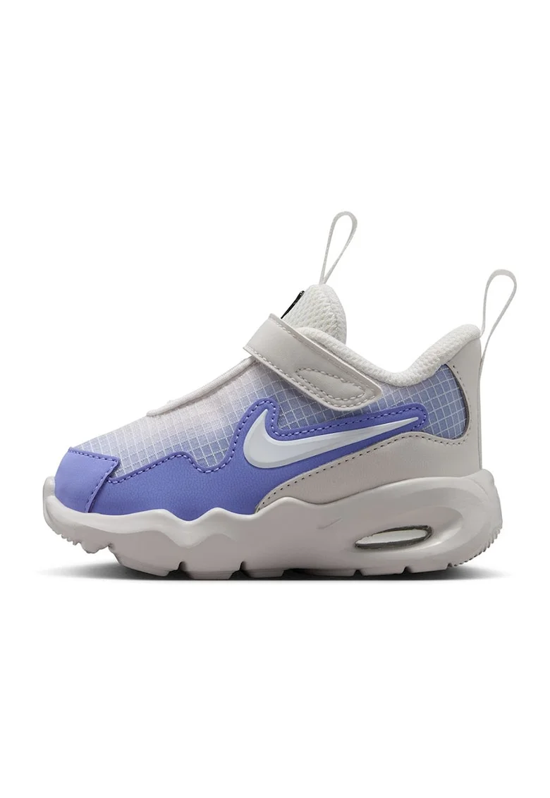 Pantofi sport Air Max Nova din piele ecologica si plasa, Albastru lavanda/Alb murdar