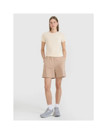 Pantaloni sport dama,  bej, trening