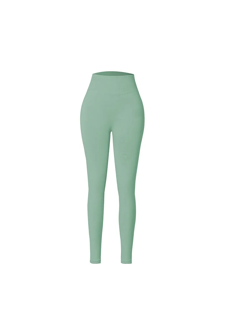 Colanti cu talie inalta Flex, Verde deschis
