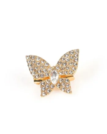 Brosa martisor fluture delicat cu pietre stralucitoare