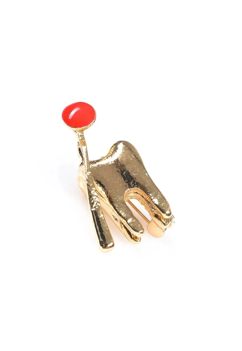 Brosa martisor maseluta aurie