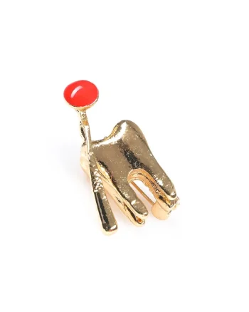 Brosa martisor maseluta aurie