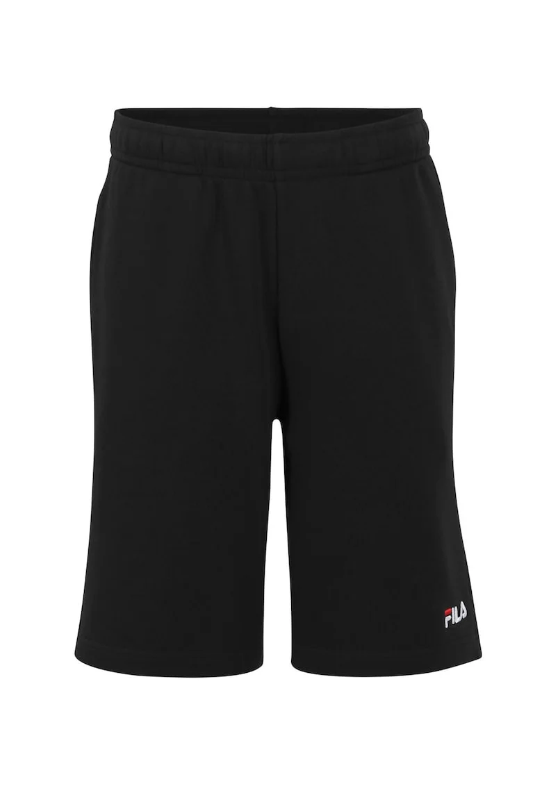 Pantaloni scurti barbati,  Lusciano, negri, bumbac/poliester,