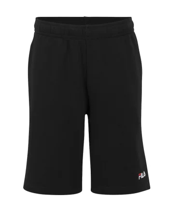 Pantaloni scurti barbati,  Lusciano, negri, bumbac/poliester,