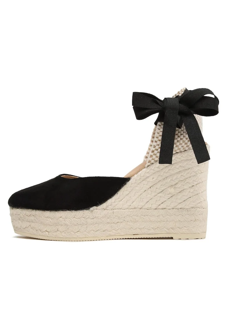 Mocasini dama,  piele naturala, negru, toc plat