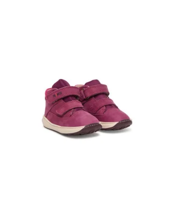 Pantofi sport pentru fete, piele naturala, visiniu,