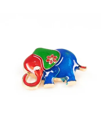 Brosa martisor elefant multicolor